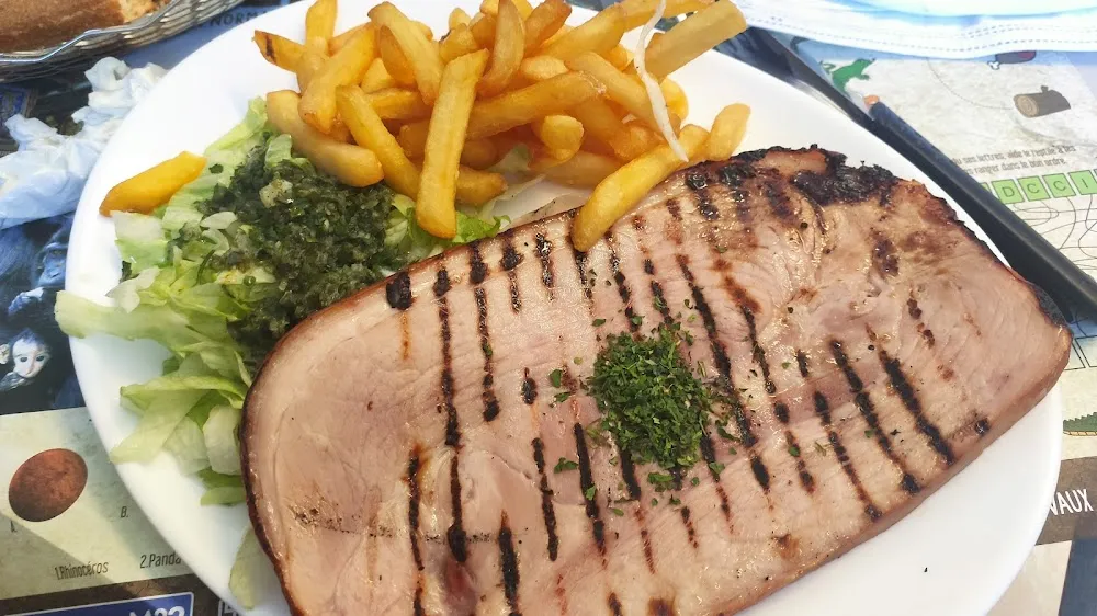 Jambon Grillé Frites